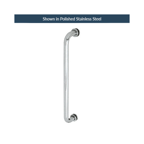 Oil Rubbed Bronze 27" Single Mount Tubular Towel Bar with Washers