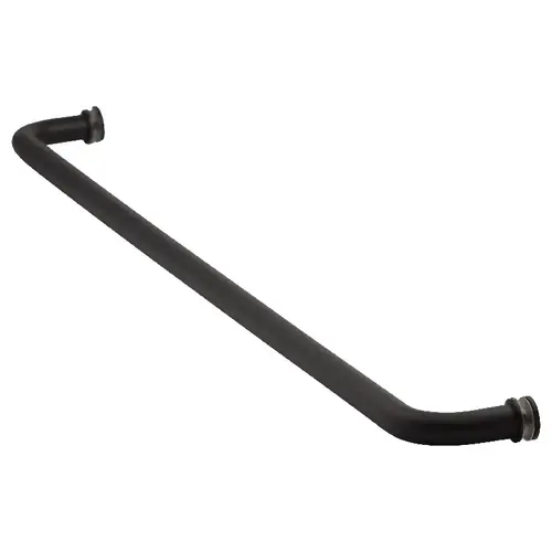 Oil Rubbed Bronze 30" Single Mount Tubular Towel Bar with Washers