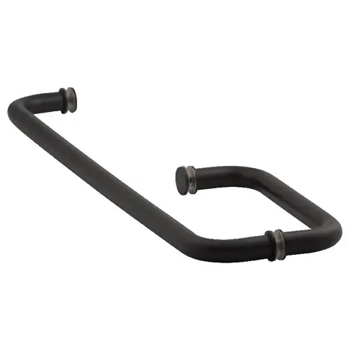 Oil Rubbed Bronze 8" x 20" Towel Bar Handle Combo with Washers