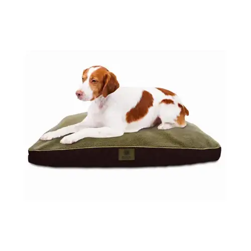 EUROPEAN HOME DESIGNS LLC AKC9680TV Deluxe Reversible Dog Bed, Removable Taupe/Gray Cover, XL 40 x 30 In.