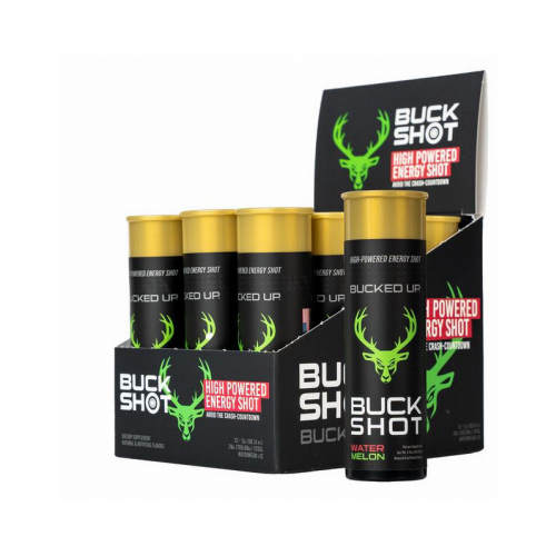 Buck Shot Energy Shot, Watermelon - pack of 12