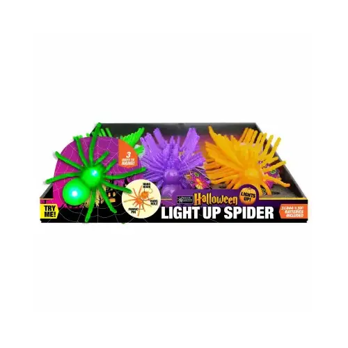 Shawshank LEDz 702462-XCP24 Halloween LGT Up Spider - pack of 24