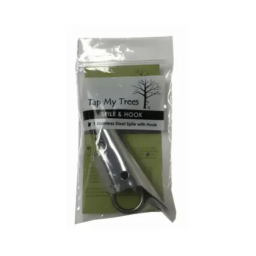 Tap My Trees 2145 Maple Sugaring Stainless Steel 7/16 In. Spile & Hook