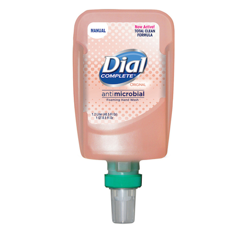 DIAL 1700016670 Dial Complete Fit Universal Manual Refill 1.2 Liter, 40.5 Fluid Ounces, 3 Per Case