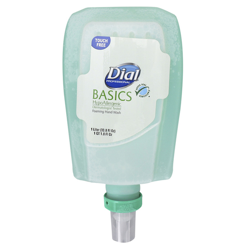 DIAL 1700016722 Dial Basics Universal Touch Free Refill, 33.8 Fluid Ounces, 3 Per Case