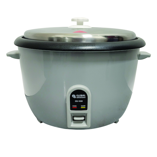 GLOBAL SOLUTIONS GS1630 Global Solutions Rice Cooker/Warmer, 1 Each, 1 Per Case