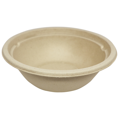 World Centric 24 Oz Bowls - Unbleached, 125 Each, 4 Per Case