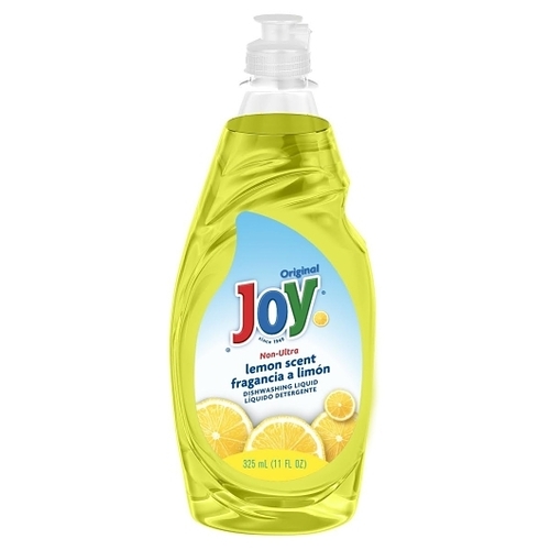 Joy Original Non-Ultra Dishwashing Liquid Lemon Scent, 11 Fluid Ounce, 12 Per Case