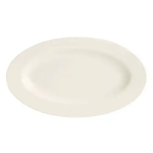 Homer Laughlin Mediterranean Platter 15 In X 10 1/4 In Undecorated, 1 Dozen, 1 Per Case