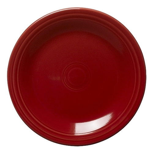 Fiesta Plate 10 1/2 In Fiesta Scarlet, 1 Dozen, 1 Per Case