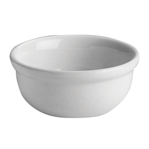 Hall China HL4130AWHA Hall China Cocotte Baking Dish 4 1/2 In X 1 5/8 In (8 Oz) White, 2 Dozen, 1 Per Case