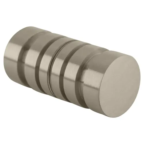 Brushed Nickel Contemporary Style Back-to-Back Shower Door Knobs