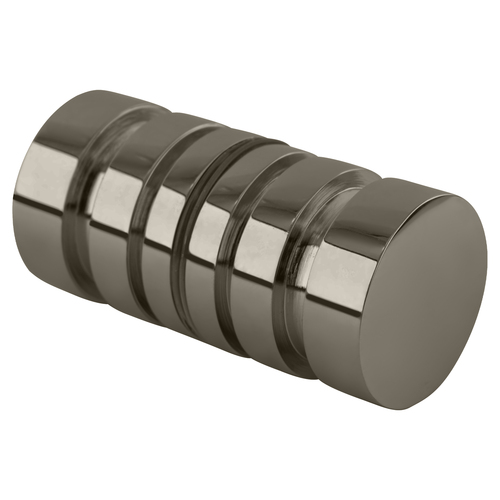 Polished Nickel Contemporary Style Back-to-Back Shower Door Knobs