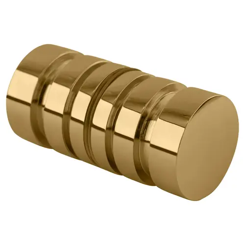 Gold Plated Contemporary Style Back-to-Back Shower Door Knobs