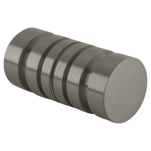 Brushed Satin Chrome Contemporary Style Back-to-Back Shower Door Knobs