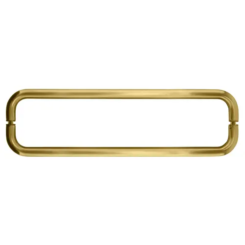 CRL BMNW24X24SB Satin Brass 24" BM Series Back-to-Back Towel Bar Without Metal Washers