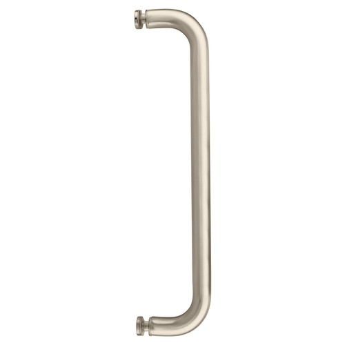 Brushed Nickel 12" BM Series Single-Sided Towel Bar Without Metal Washers