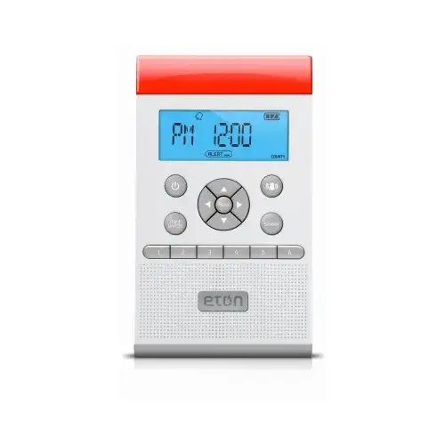 American Red Cross ARCZG100W American Red Cross ZoneGuard AM/FM Weather Radio & Alarm Clock