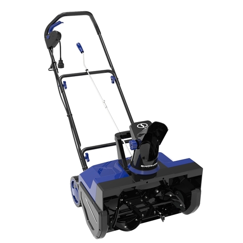 SJ626E Snow Thrower, 14.5 A, 1-Stage, 22 in W Cleaning, 25 ft Throw, Blue