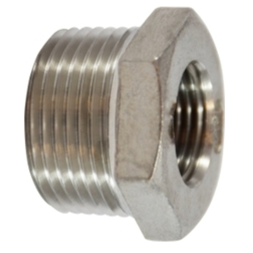 62517 Hex Bushing, 1-1/4 x 3/4 in, Male x Female, Stainless Steel, 300 psi Pressure