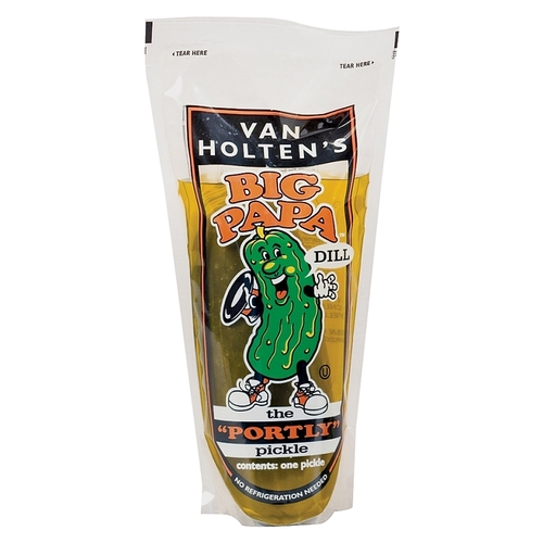 Big Papa Series DILL12 Jumbo Pickle, Hearty Dill Flavor, 13.2 oz Case - pack of 12