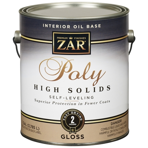 Classic Wood Finish Polyurethane, Gloss, Liquid, Amber, 1 gal, Can