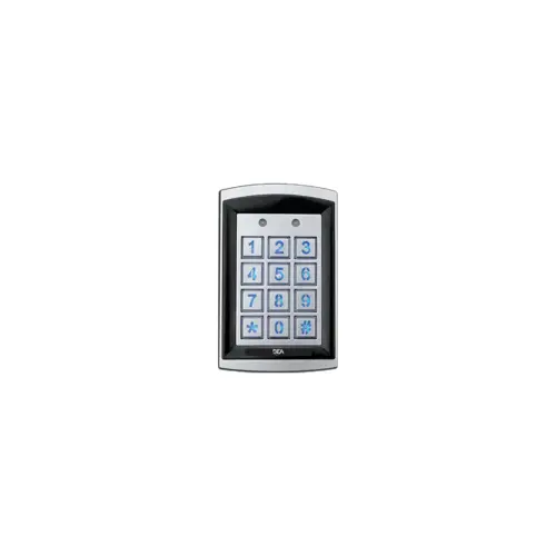 3" x 4-3/4" Square Universal Keypad with 1;010 User Codes Aluminum Finish