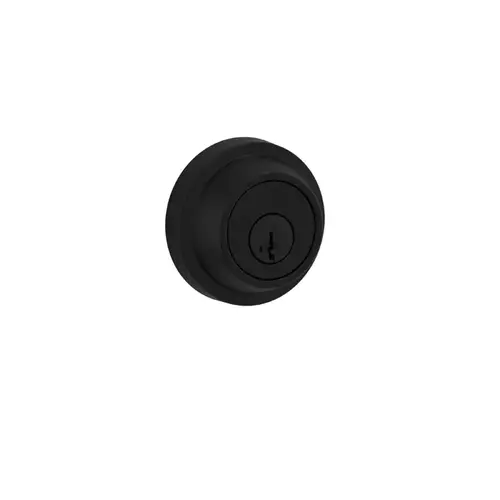 660 RDT Contemporary Single Cylinder Deadbolt Matte Black