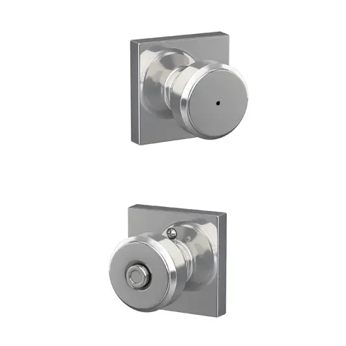 F40 Bowery Knob Privacy Lock with Collins Trim