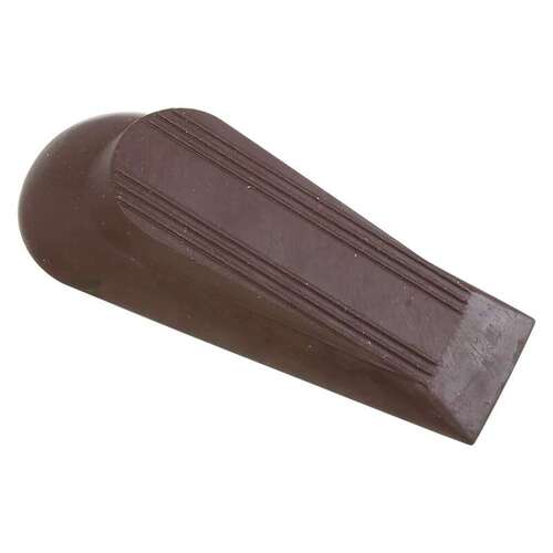 V335 The Wedge Door Stop Brown Finish