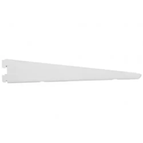 182 Shelf Bracket, 19.01 in L, Steel White