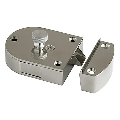 Secret Gate Lock Aluminum Paint Chrome