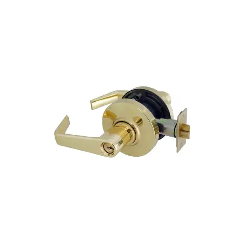 AL Series Storeroom Saturn Lock C Keyway with 11096 Latch 10025 Strike Bright Brass Finish