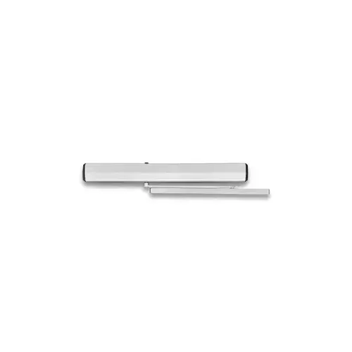 Push Side Low Energy Power Operator Single Door, Standard Duty Double Lever Arm, 130 degree Max Swing, SP28/689 Aluminum Painted