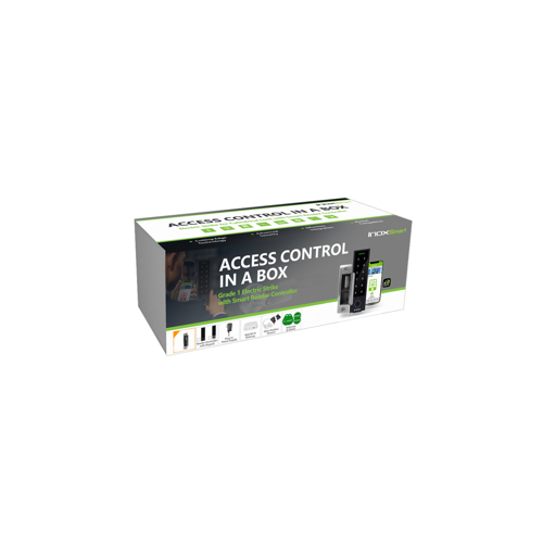 Inox ACBX-B30W-SM1-SV Mortise, Keypad Multi-Credential Reader-Controller Retrofit Kit, Electric Strike Grade 1, Silver