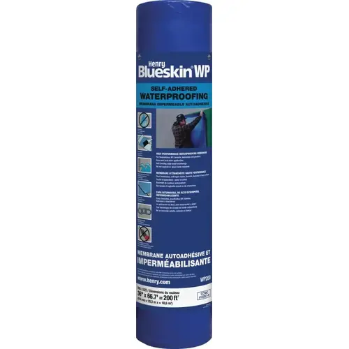 HENRY HEWP200937 HEWPB200937 Self-Adhesive Waterproofing Membrane, 200 sq-ft Coverage Area