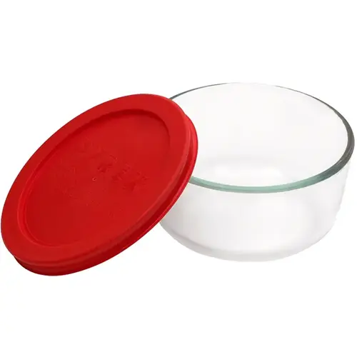 Pyrex 1069619 BOWL STORAGE ROUND GLASS 2CUP