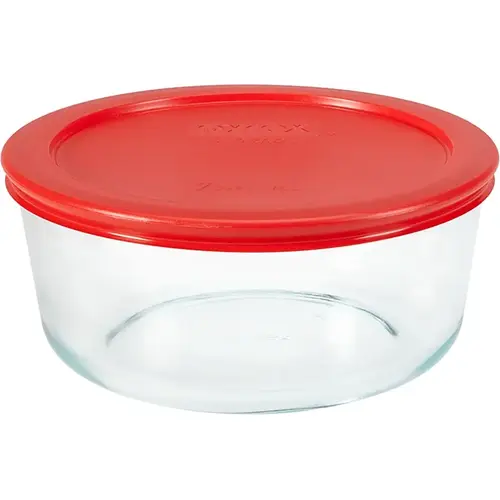 Pyrex 1075429 BOWL STORAGE ROUND GLASS 7CUP