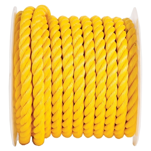 ROPE TWST POLY YEL 3/4INX100FT - pack of 100