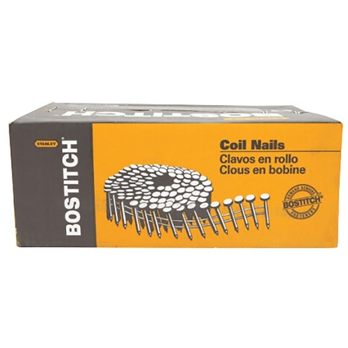 Bostitch C8R90BDSS-316 Siding Nail, 2-1/2 in L, Stainless Steel, Ring Shank - pack of 1800