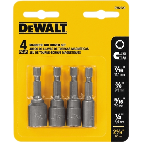 4PC Mag Nut Driver Set