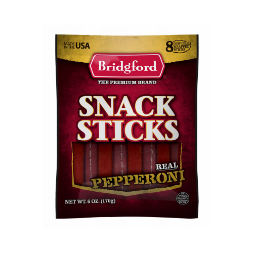 BRIDGFORD MARKETING COMPANY 1391 Pepperoni Sticks  pack of 8