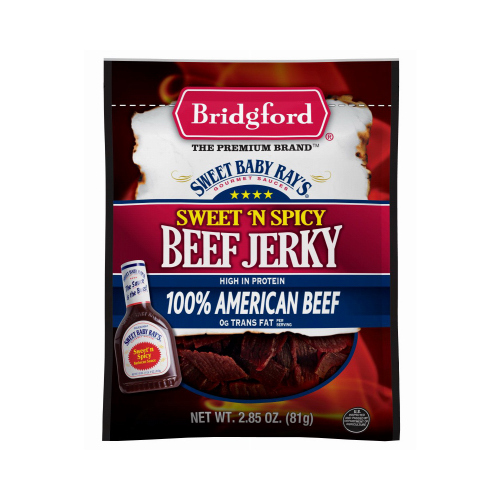 BRIDGFORD MARKETING COMPANY 1982 Sweet N' Spicy Beef Jerky, 2.85 oz.