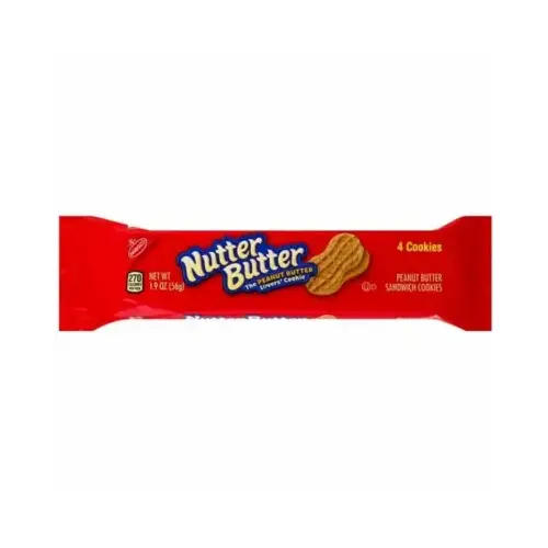 Nutter Butter Peanut Butter Cookies, 4 Cookies, 1.9 Oz.