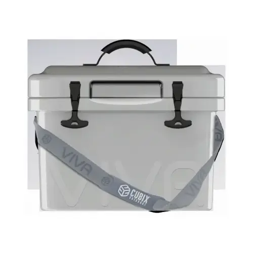 Viva Hard-Sided Cooler, Light Gray, 14 Qt.