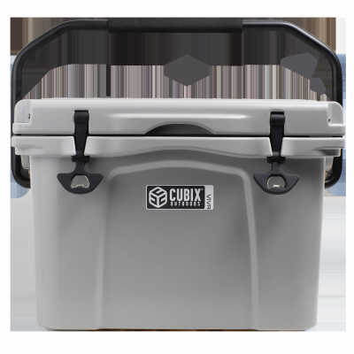 Cubix Outdoors CV-25QGRY Viva Hard-Sided Cooler, Light Gray, 25 Qt.