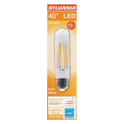 BULB LED T10 SFT WHITE CLR 40W