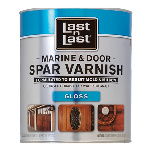Last N Last 94004 Marine and Door Spar Varnish, Gloss, 1 qt