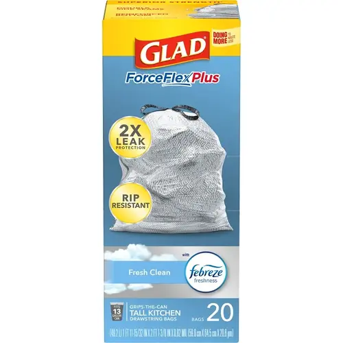 BAG TRASH FRSH CLN SCNT XL 20G - pack of 180