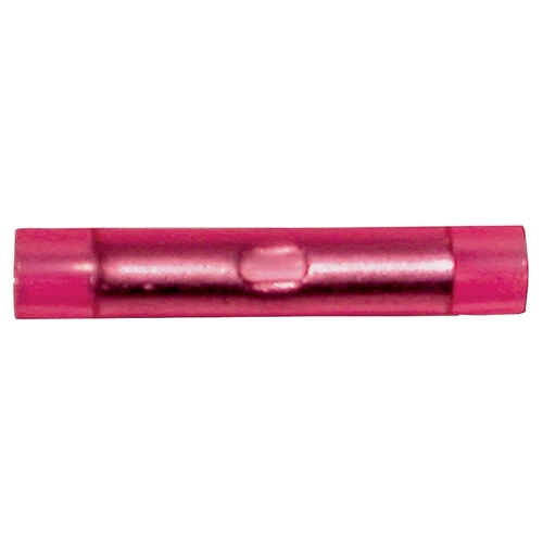 Calterm 65501 Butt Splice Connector, 600 V, Red - pack of 10